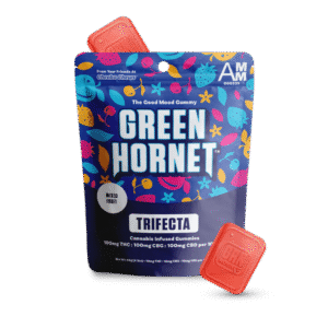 Green Hornet Gummies - Trifecta - THC + CBD + CBG - 100mg