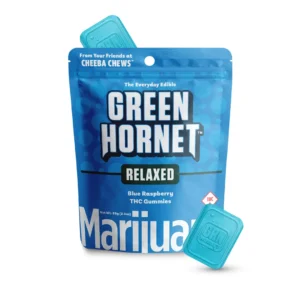 GREEN HORNET Blue Raspberry - 100 Mg - 10 Pack